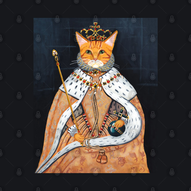 The Cat Queens Coronation Cat Mug TeePublic