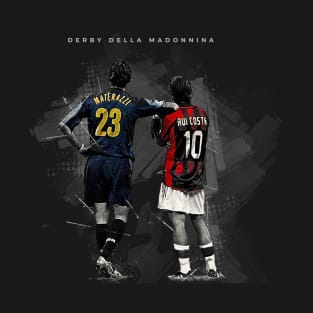 Materazzi Rui Costa Derby Della Madonnina T-Shirt