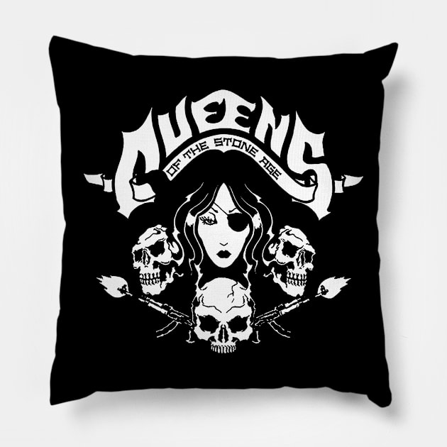 Queens of the stone age Pillow by CosmicAngerDesign