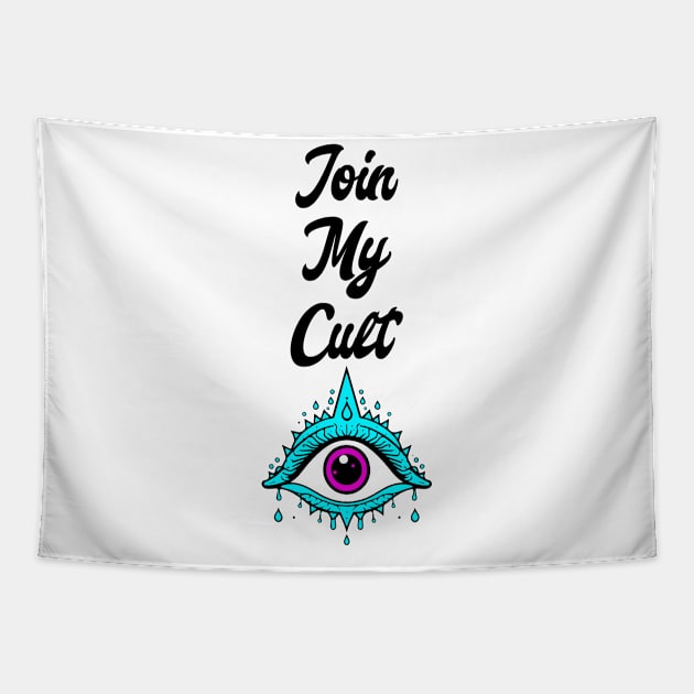 Join My Cult Tapestry by The Sherwood Forester