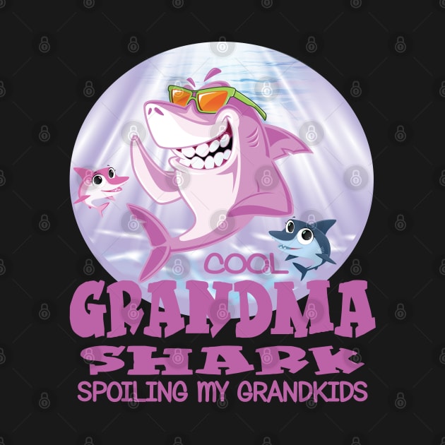 Cool Grandma Shark - Spoiling My Grandkids by Envision Styles