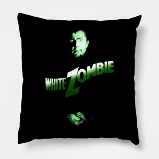 White Zombie Design Pillow