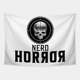 NERD HORROR WITH HAL HEFNER - GRAY Tapestry