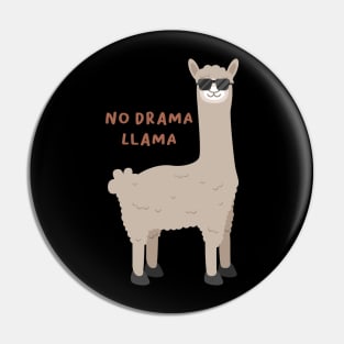 NO DRAMA LLAMA Pin