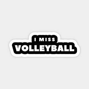 I MISS MY VOLLEYBALL Magnet