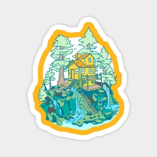 Treehouse Hideaway Magnet