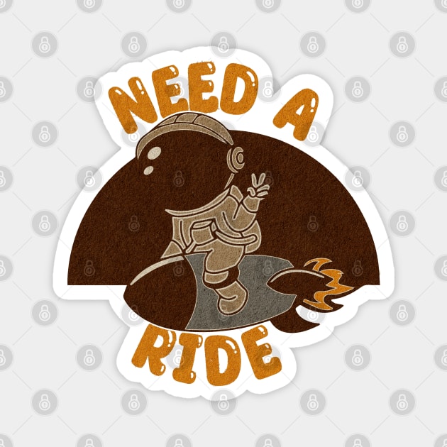 need a ride Magnet by vindips