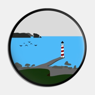 Minimalist Landscape Pin