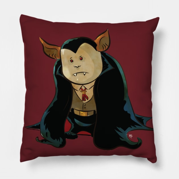 Sad Vlad Pillow by zerostreet