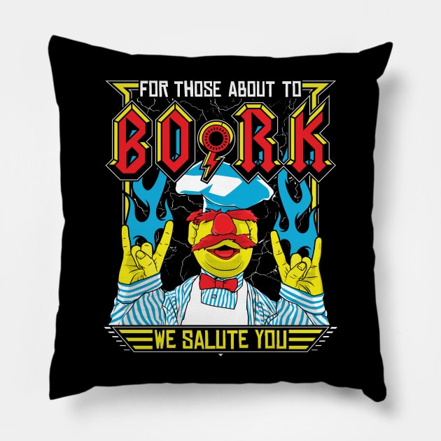 Muppets Swedish Chef BORK Pillow by RetroReview