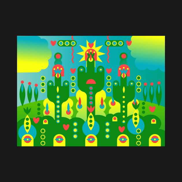 Cactus party by juliechicago