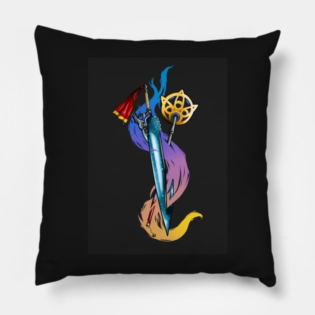 Brotherhood/Summoner Pillow by torirosenbaum