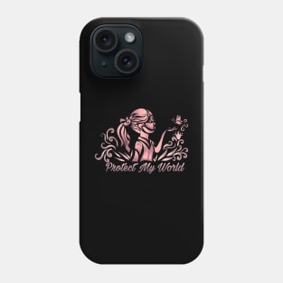 Protect my world 2 Phone Case