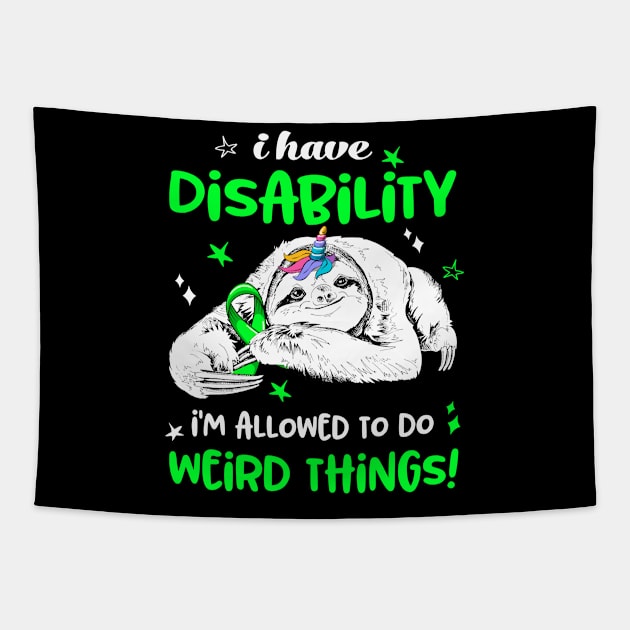 I have Disability i'm allowed to do Weird Thing! Tapestry by ThePassion99