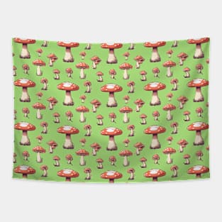 Mushroom Tiled Pattern 01 Tapestry