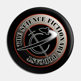 The Science Fictionary Podcast Hi-Contrast Pin