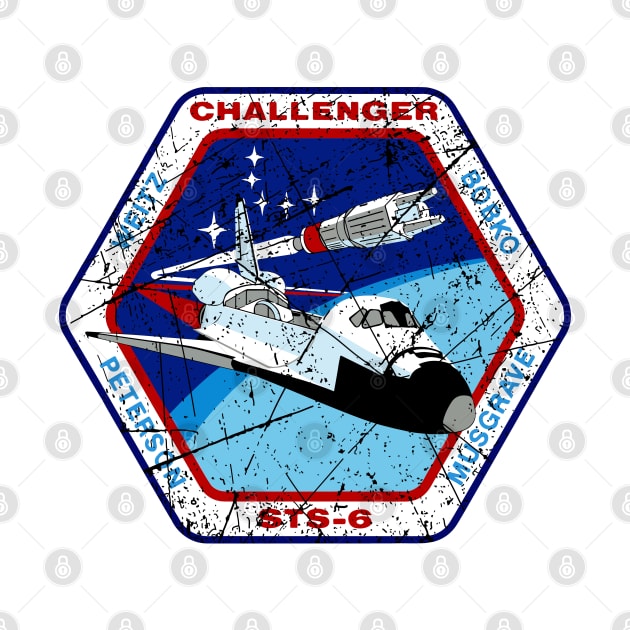 STS-6 Challenger Vintage by Mandra