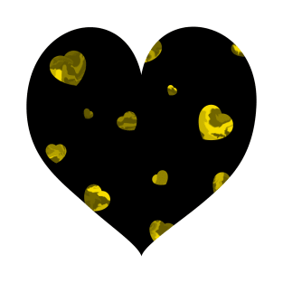 Chaotic Hearts, Dapple Series - Yellow T-Shirt