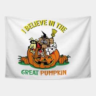 I Believe In The Great Pumpkin Tapestry