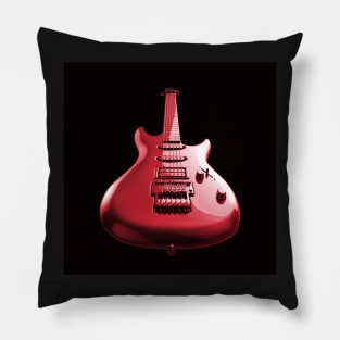 Colourful rock guitar with high gloss reflection. Pillow