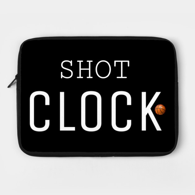 Shot Clock Basketball Shot Clock Laptop Case Teepublic