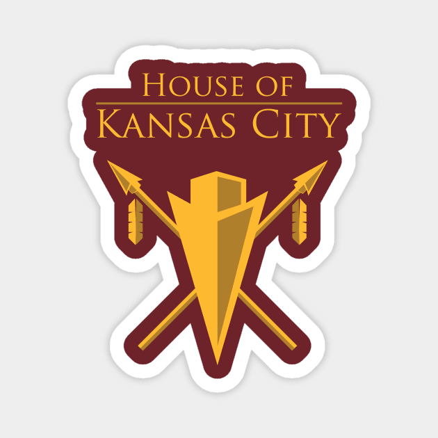 House of Kansas City Magnet by SteveOdesignz