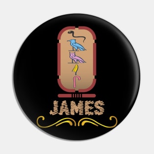 JAMES-American names in hieroglyphic letters-James, name in a Pharaonic Khartouch-Hieroglyphic pharaonic names Pin