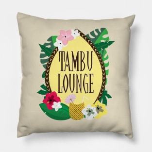 Tambu Lounge - Polynesian Village Pillow