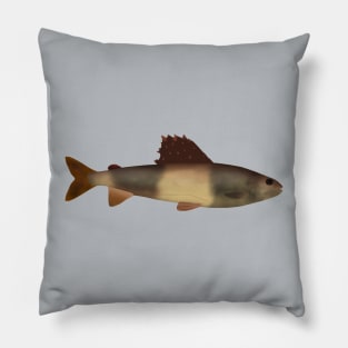 Baikal black grayling Pillow