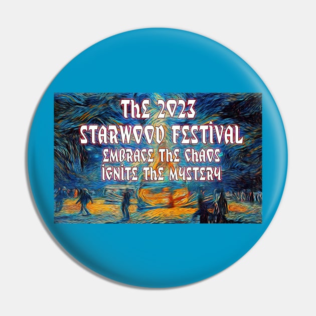 embrace the chaos Pin by Starwood!