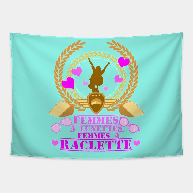 Raclette power Tapestry by Spacecoincoin