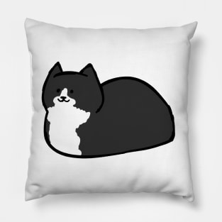 Tuxedo Cat Loaf Pillow