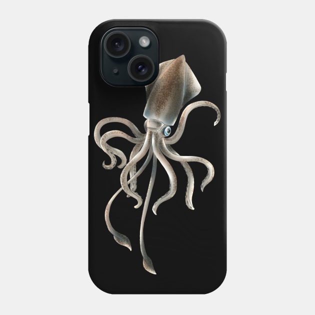 Squid Phone Case by piefanart