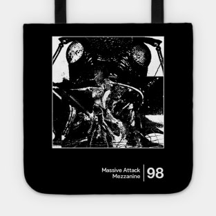 Mezzanine / Minimalist Style Graphic Artwork Design Tote