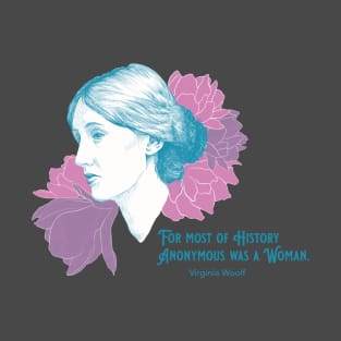 Virginia Woolf  - Anonymous T-Shirt