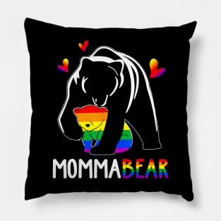 Lgbt Mama Momma Bear Gay Pride Proud Mom Mothers Day Pillow