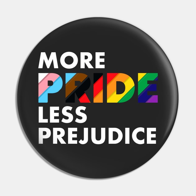 Less Prejudice Pin by machmigo