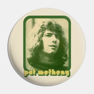 Pat Metheny / Retro 70s Style Fan Art Design Pin