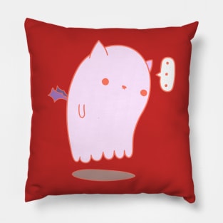 Cat Ghost Pillow