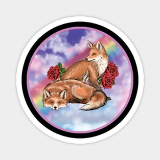 Magical Foxes Magnet