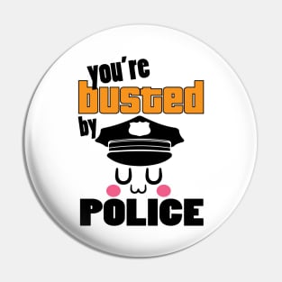 uwu police Pin