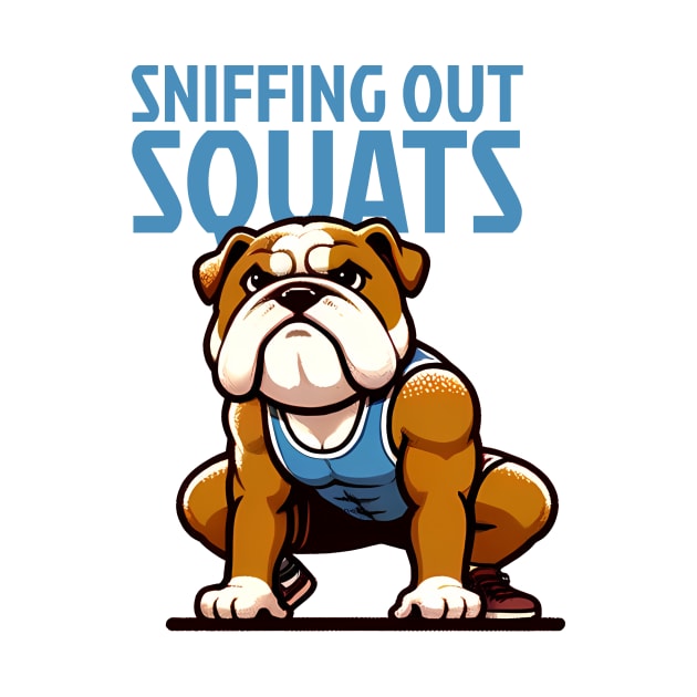 Sniffing Out Squats: English Bulldog Edition by Purrformance Wear