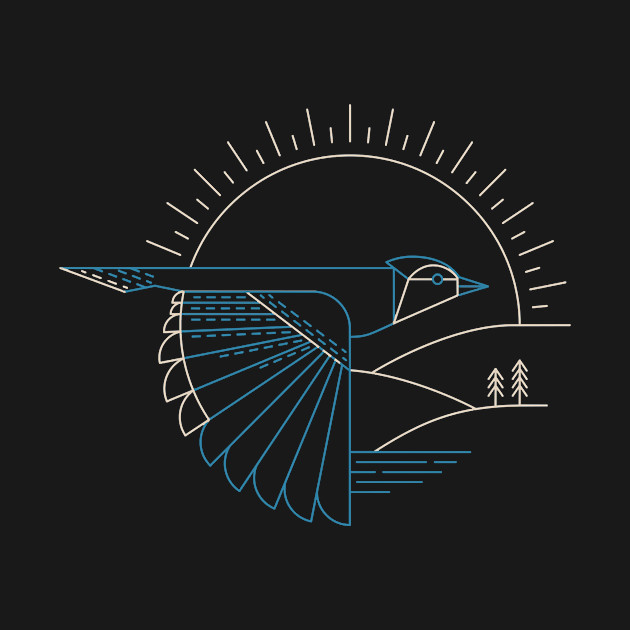 Discover Blue Jay - Blue Jay - T-Shirt