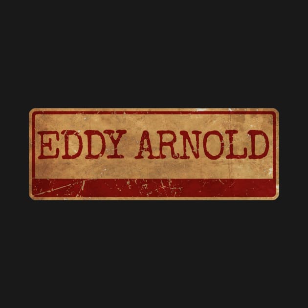 Aliska text red retro Eddy Arnold by Aliska