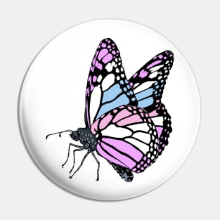 Bigender Butterfly Pin