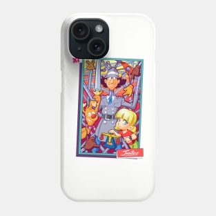 Saturday Morning Tarot XI Justice Phone Case