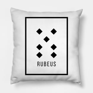 Rubeus Geomantic Figure Pillow