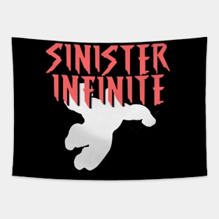 SINISTER INFINITE Male (White Silhouette) Tapestry