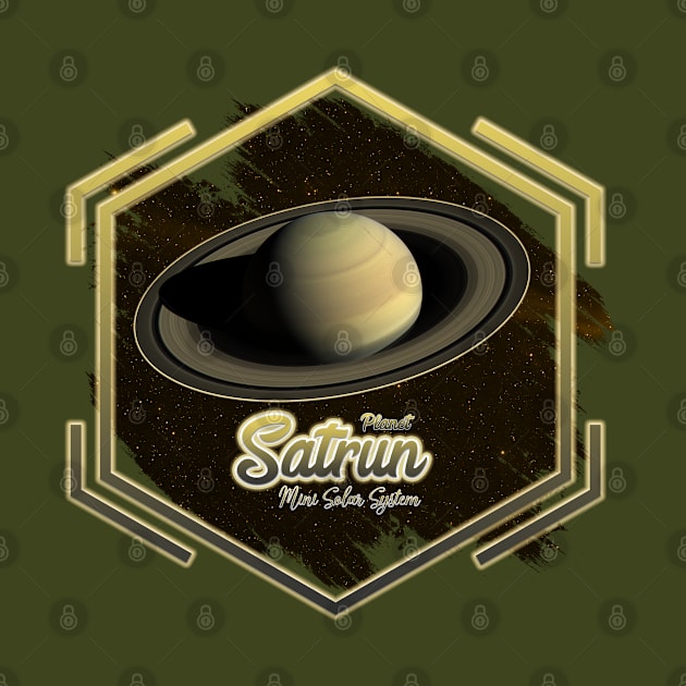 Planet Saturn: Mini Solar System by Da Vinci Feather