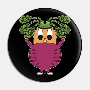 Radish Egg Pin